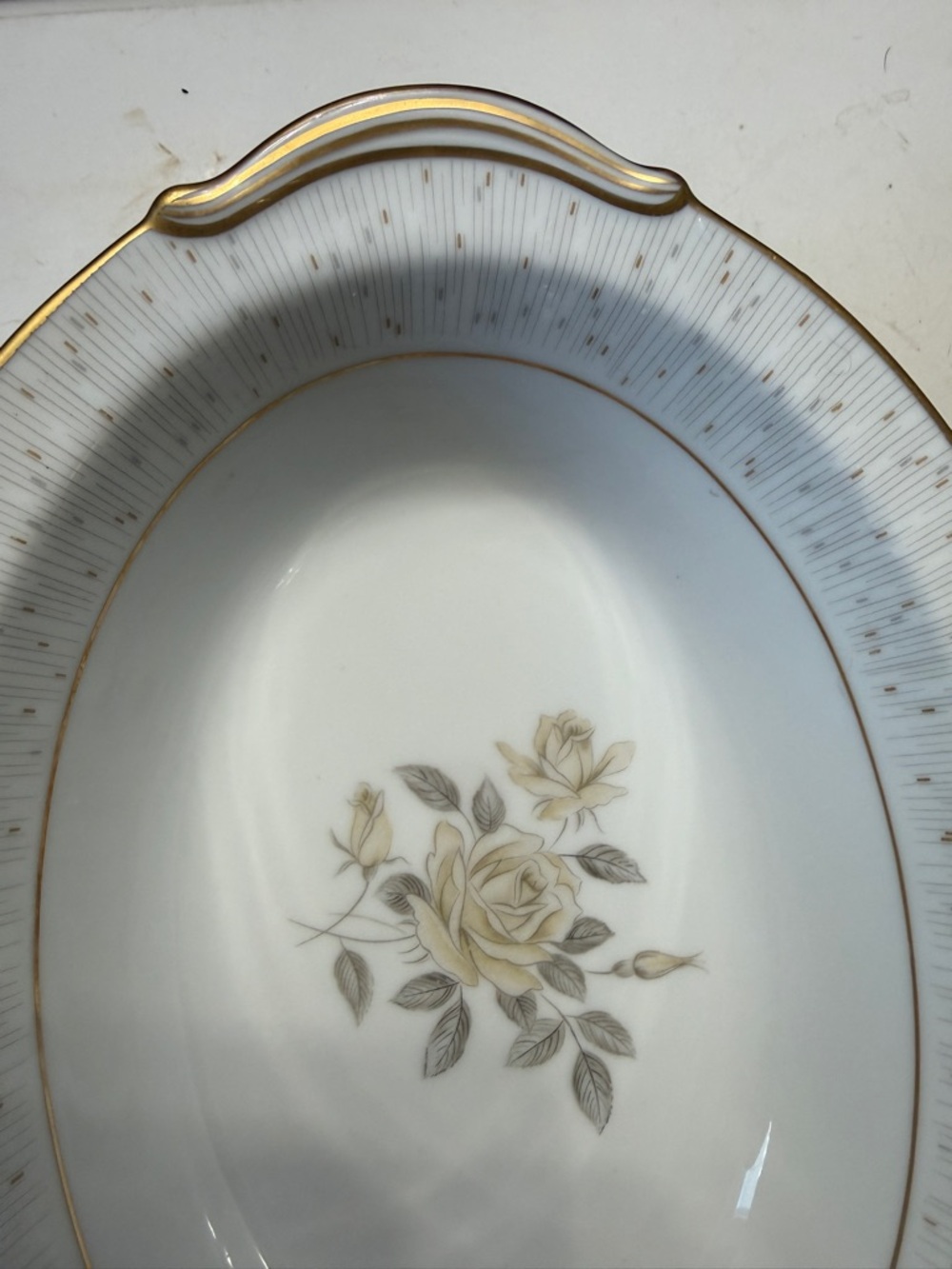 VTG Noritake Alberta #5806 oval vegetable bowl mint condition MCM Japan